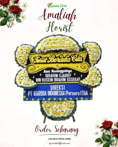 Papan Bunga Duka di Baran