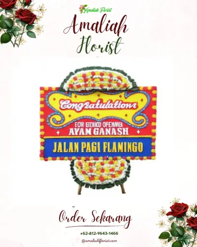 Bunga Papan Congratulation di Baran
